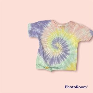 Tie dye Swirl T-Shirt with bow